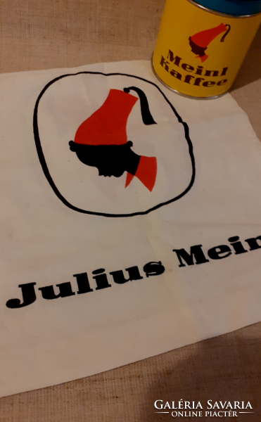 Retro julus meinl coffee plate box sércsen figure in clean, nice condition with a canvas bag