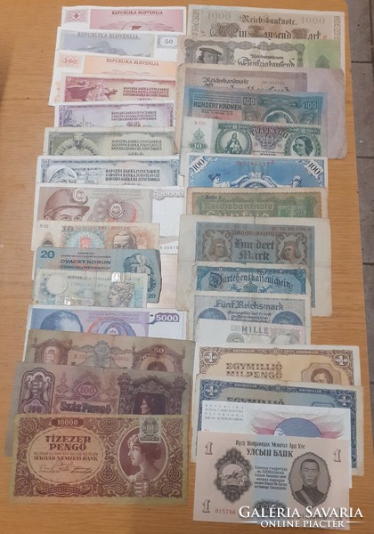 30 mixed banknotes (vg-unc)