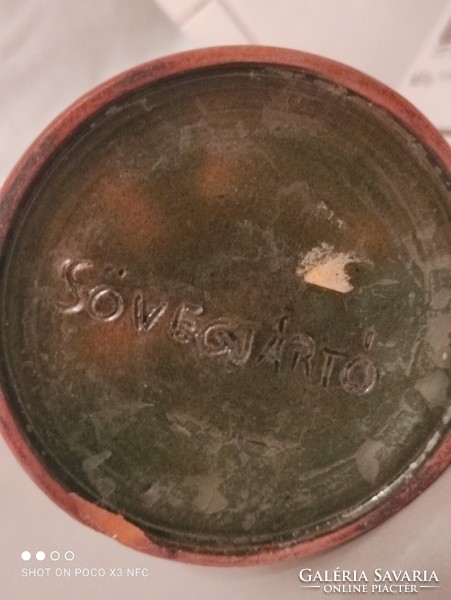 Just for that! Sövjártó ceramic jug with copper lid marked