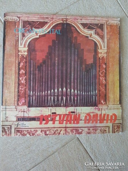 Dávid István ORGAN RECITAL LP Bakelit vinyl hanglemez