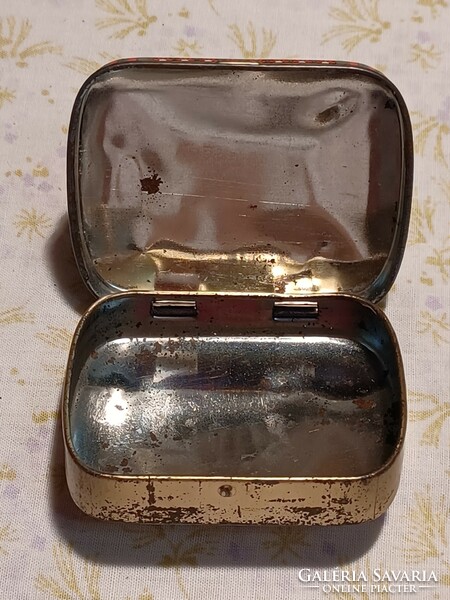 Old small candy metal box