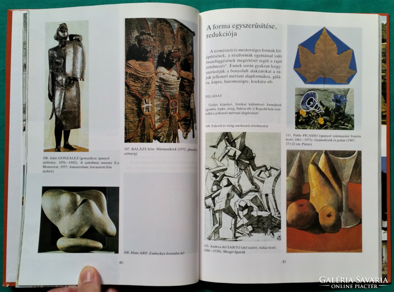Zsuzsa Környenié gere: space-form-color - textbook> arts > painting > elementary school