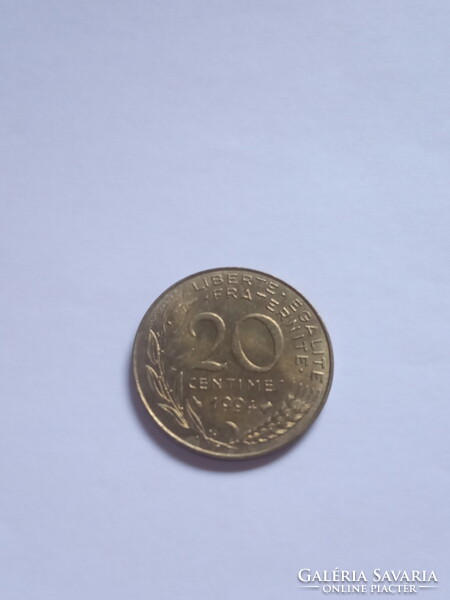 Extra nice unc 20 centimes France 1994!