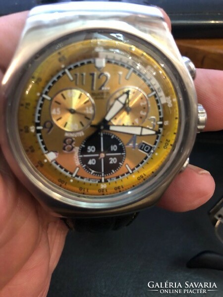 Swatch irony chronograf  férfi karóra, müködőképes állapotban.Time on board 2005