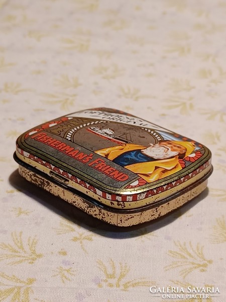 Old small candy metal box
