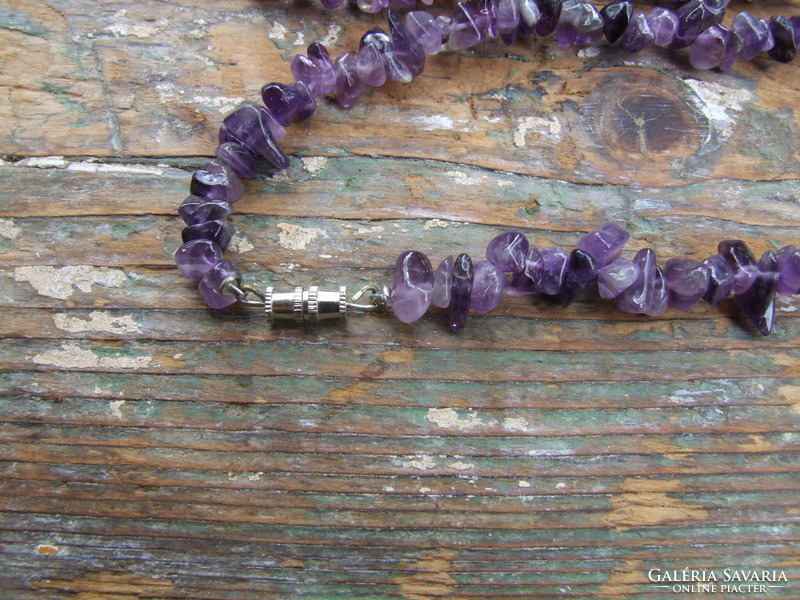 Long amethyst necklace (220911)