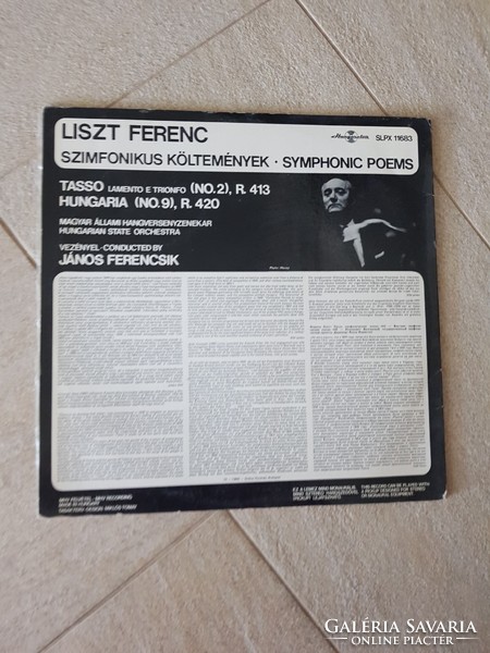 Liszt Tasso Ferencsik János lp vinyl vinyl record