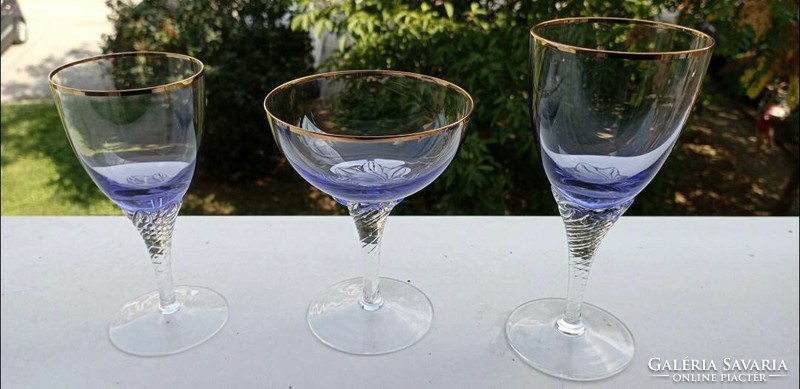 Beautiful crystal glasses for sale