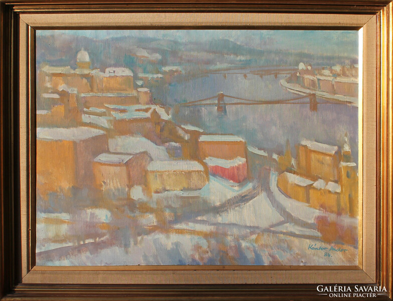 Andor Kántor: winter Budapest, 1984