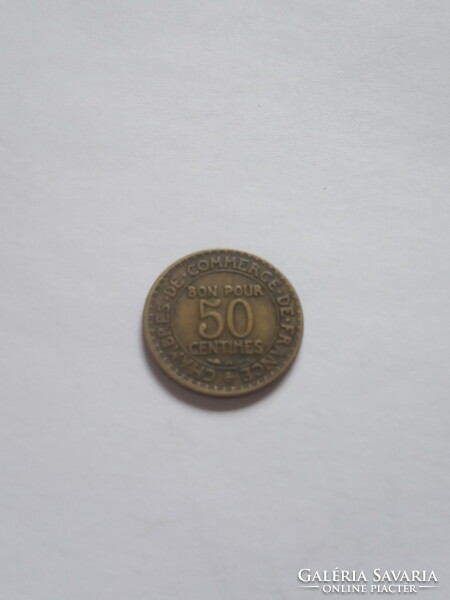 Szép 50 Centimes Franciaország 1922 !