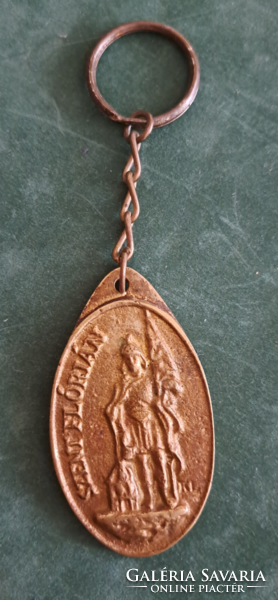 Saint Florian, patron saint of firefighters, bronze key holder (28)