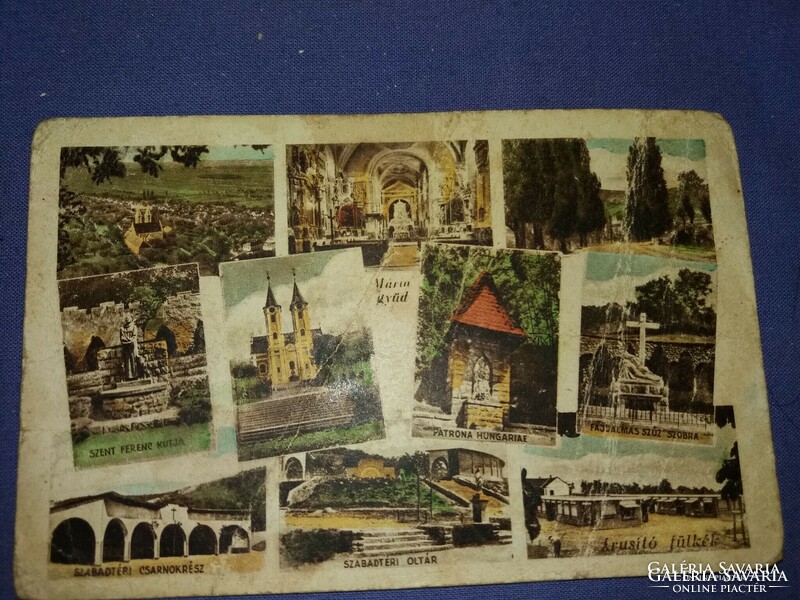 Antik Máriagyüd kegyhely képeslap 1900-as évek eleje posta tiszta a képek szerint