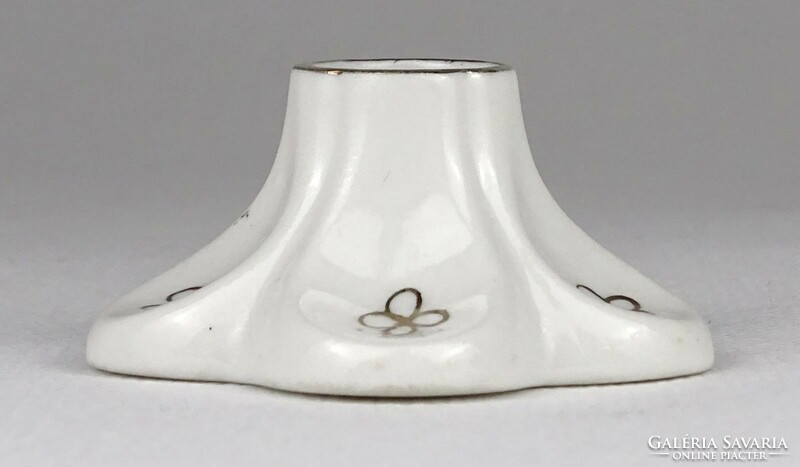 1O141 old aquincum porcelain candle holder