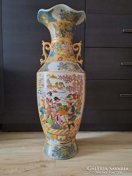 59 cm flawless, huge Chinese porcelain vase, floor vase.