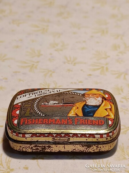 Old small candy metal box