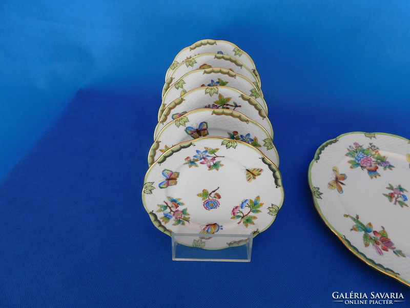 Herend Victoria pattern 6s cookie set