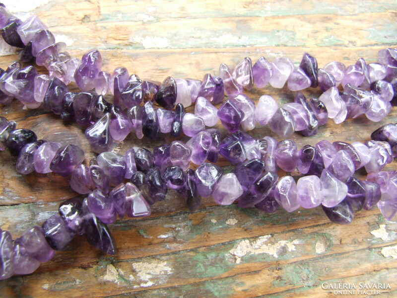 Long amethyst necklace (220911)