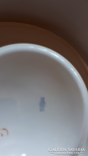Barokk Fehérvár címeres Ősfehérvár étterem Zsolnay porcelán tányér 23.5 cm