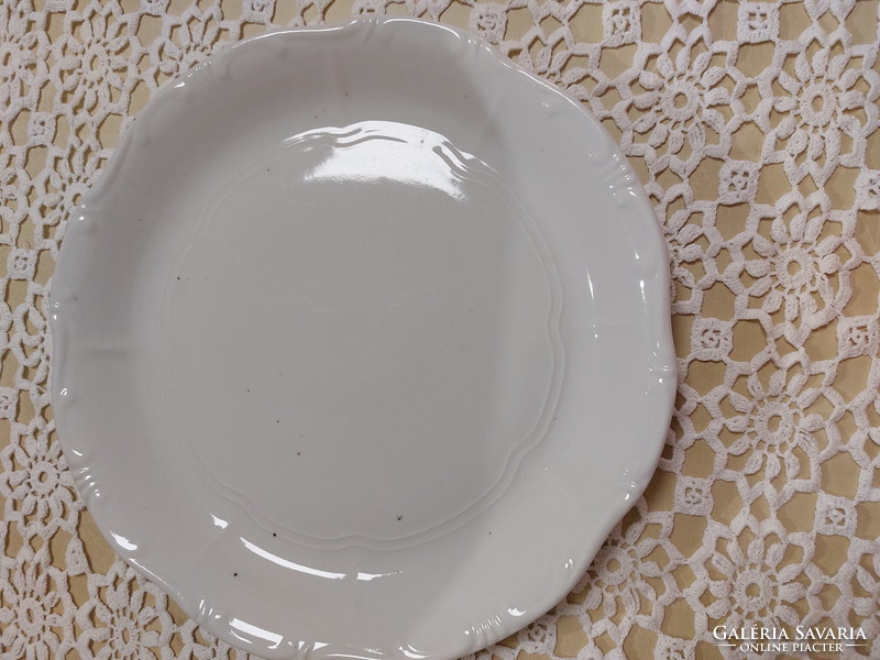 Zsolnay, white cake plate, serving plate