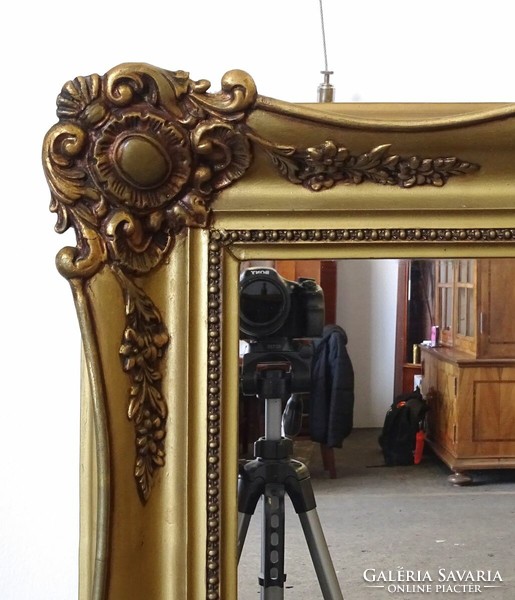 1N311 Antik nagyméretű Blondel tükör 122.5 x 95 cm