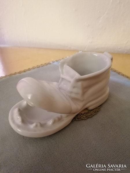 Nagyon ritka, régi, Zsolnay porcelán cipő