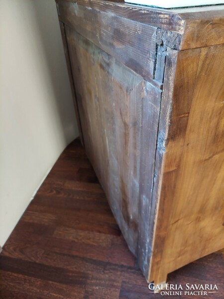 Chest of drawers Austrian Bieder column - belly small size 52 x 100 sheets 94 cm delivery to Budapest can be arranged!