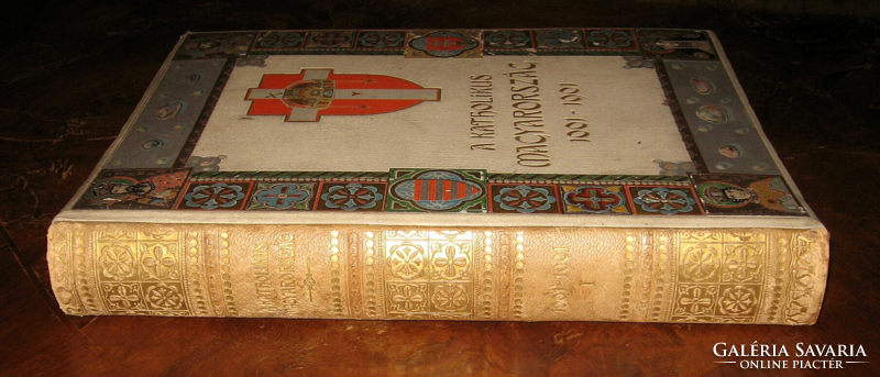 Catholic Hungary i. Volume ed. János Kiss and János Szkiláy [1902] half skin!