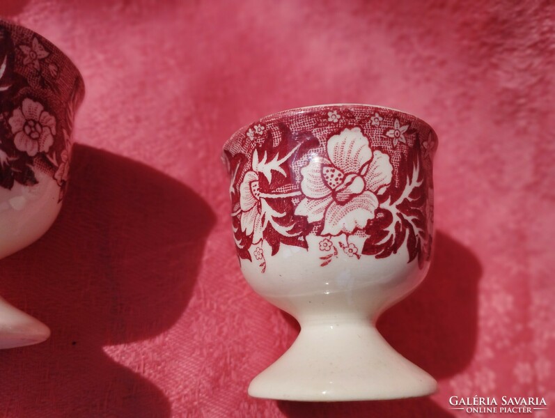 English porcelain, boiled egg holder, 2 pieces