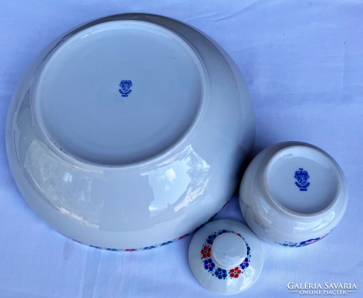 Alföldi canteen pattern round porcelain bowl 25 cm