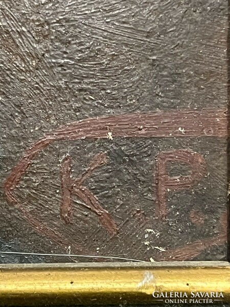 Old painting - monogram mark