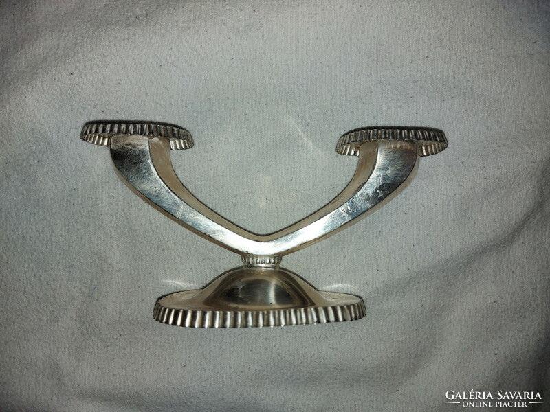 Silver candle holder (fine 910) art deco Spain