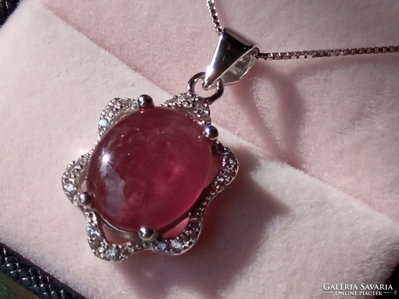 Ruby 925 silver pendant