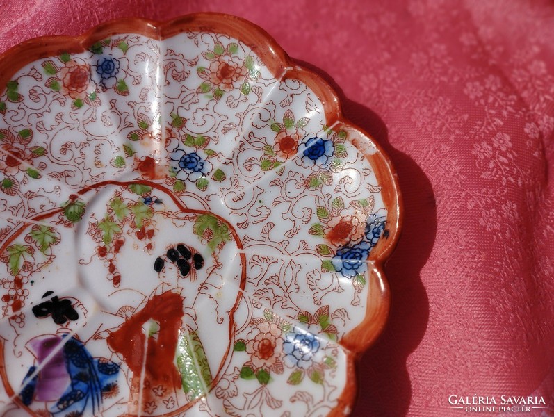 Japán porcelán gésás csészealj pótlásra