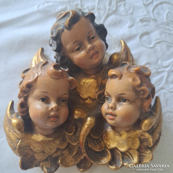 Gilded wooden angels