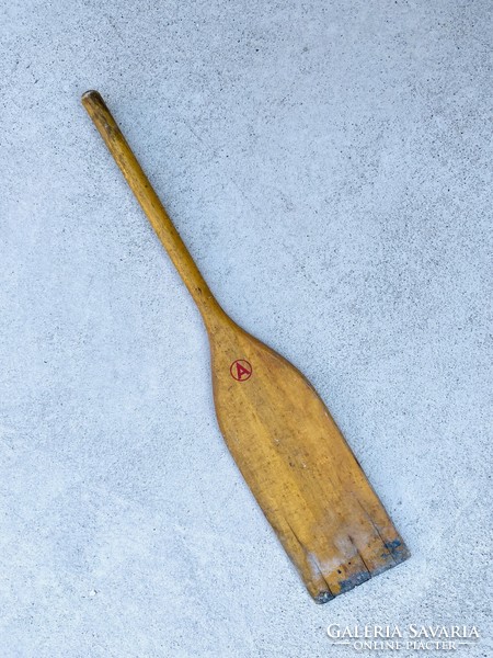 Short wooden boat paddle 70 cm