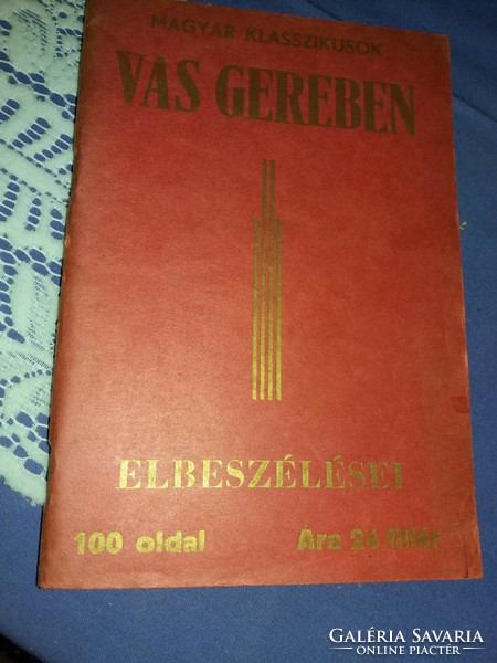 About 1920. Antik vass gereben narratives book according to pictures Hungarian folk cultivators