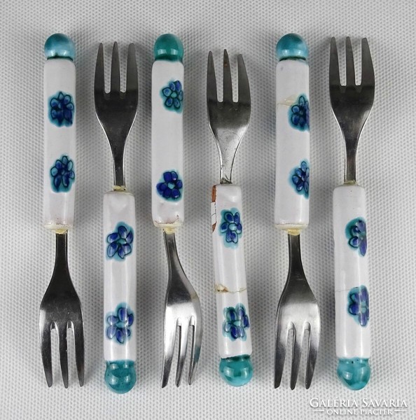 1O174 ceramic cake fork set 6 pieces