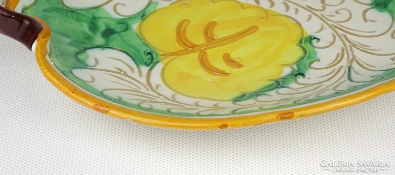 1O171 old Italian faience decorative plate decorative plate 20.5 Cm