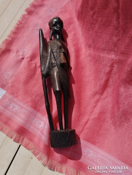 Wood carving: African tribal sculpture