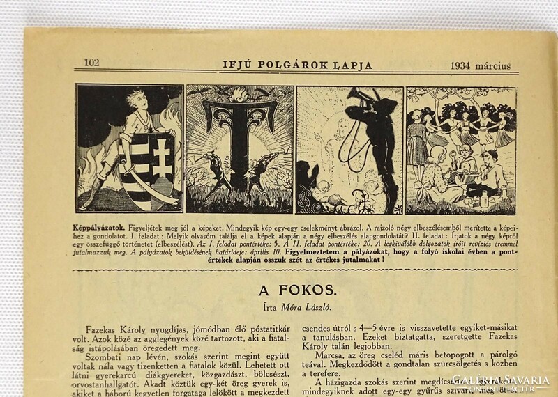 1O284 Ifjú Polgárok Lapja irredenta folyóirat 1934. március