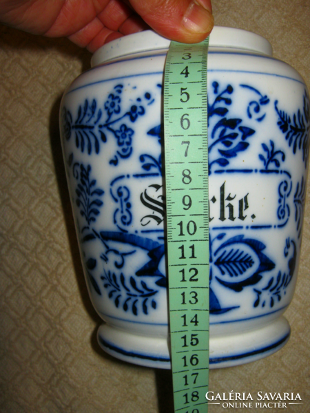 Old onion pattern porcelain