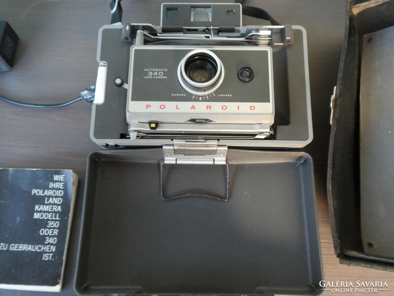 Retró, polaroid land kamera340-es modell