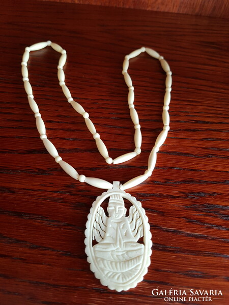 Indian Buddha bone necklace