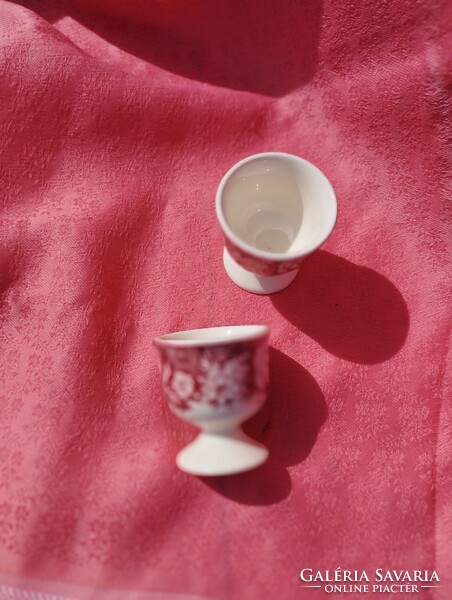 English porcelain, boiled egg holder, 2 pieces
