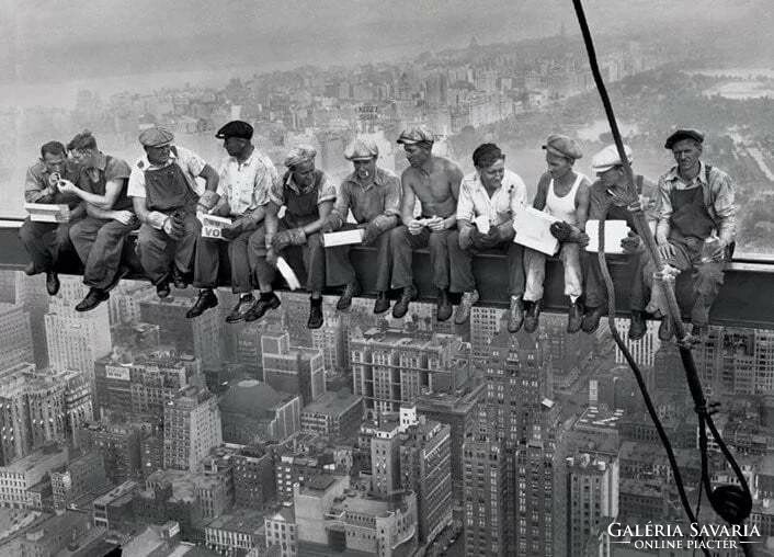 Charles C. Ebbets: Lunch atop a Skyscraper 1932 New York