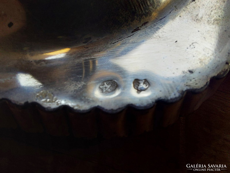 Ezüst gyertyatartó (910-es finomságú) art deco Spanyolország
