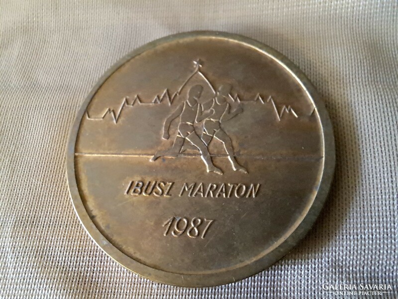 Bus marathon plaque 1987