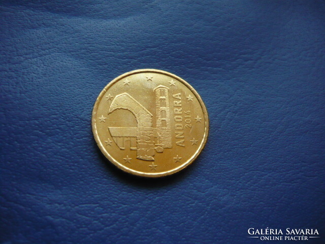 ANDORRA 50 EURO CENT 2014 UNC! RITKA!