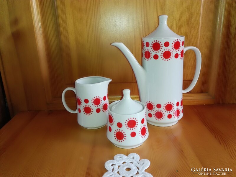 Alföldi porcelain, coffee pouring set.