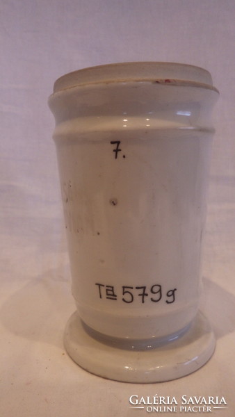 Zsolnay porcelain apothecary jar